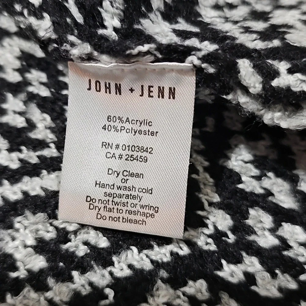 NWT John + Jenn Cardigan Open Knit Sweater Coat Shawl Collar Fits Like XL/1X